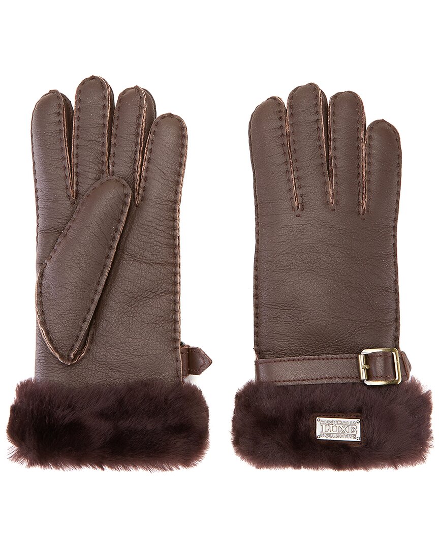 Australia Luxe Collective Sheepskin Cuff Gloves