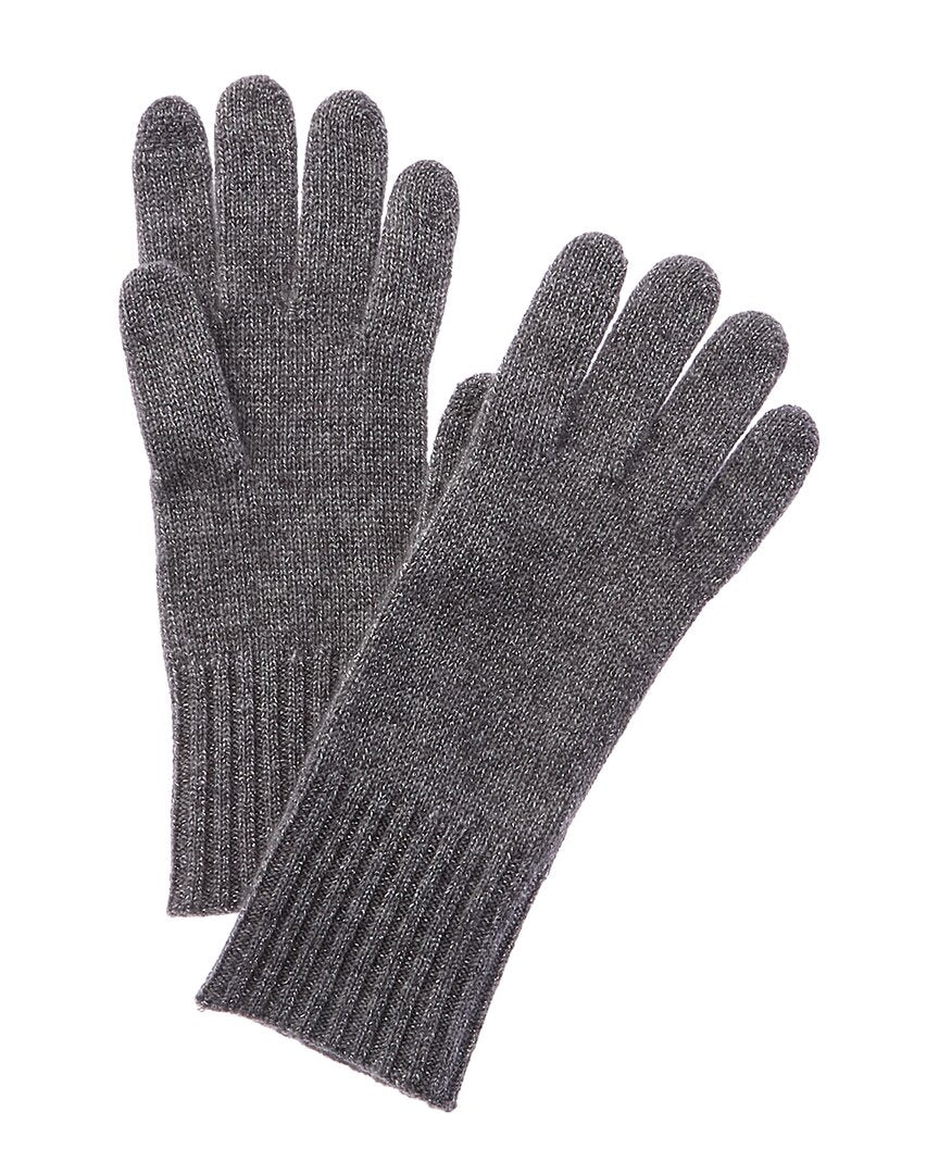 Hannah Rose Lurex Cashmere Gloves