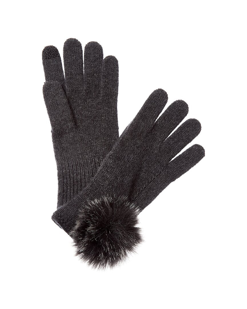 Hannah Rose Scallop Cashmere Gloves