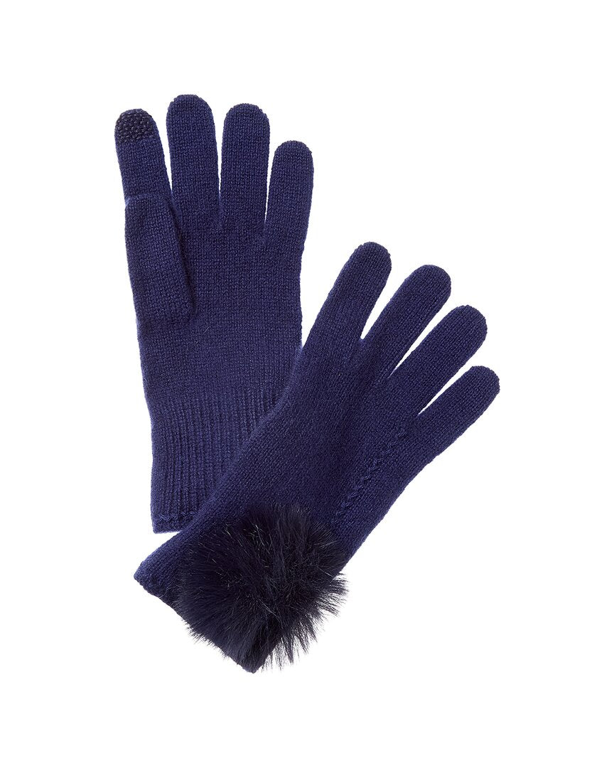 Hannah Rose Scallop Cashmere Gloves
