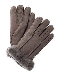 Ugg Classic Perforated Two Point Suede Gloves