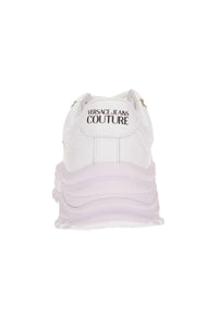 Versace Jeans Couture Women's White & Gold Chunky Sneakers