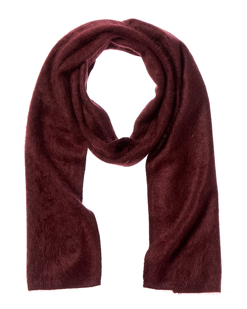 Amicale Cashmere Brushed Cashmere Hat & Scarf Set