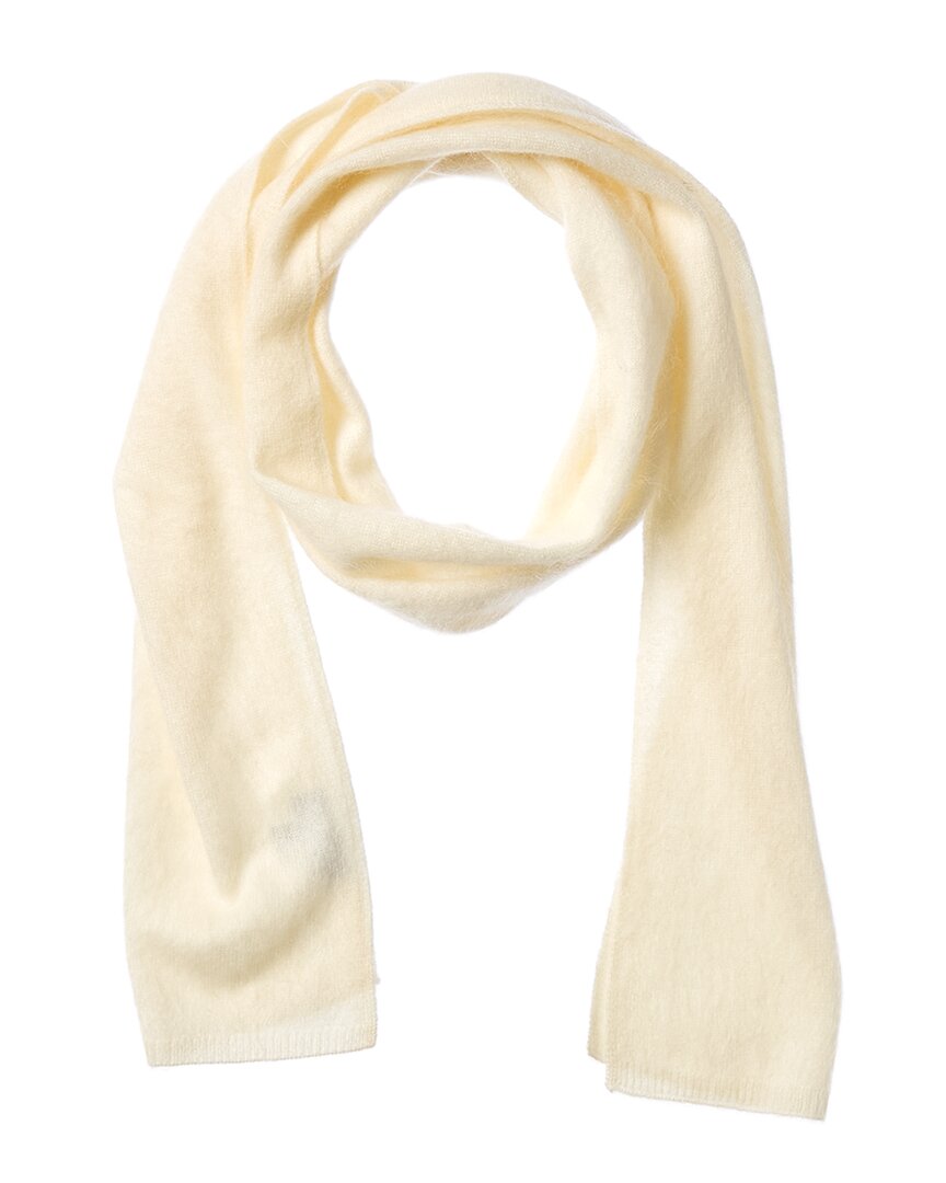 Amicale Cashmere Brushed Cashmere Hat & Scarf Set