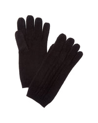 Phenix Placed Cable Touch Tech Cashmere Gloves