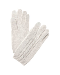 Phenix Placed Cable Touch Tech Cashmere Gloves
