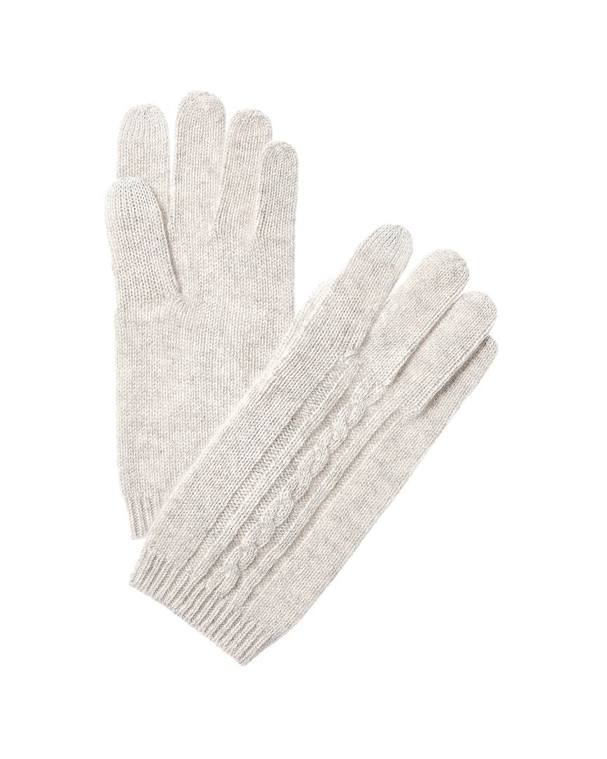 Phenix Placed Cable Touch Tech Cashmere Gloves