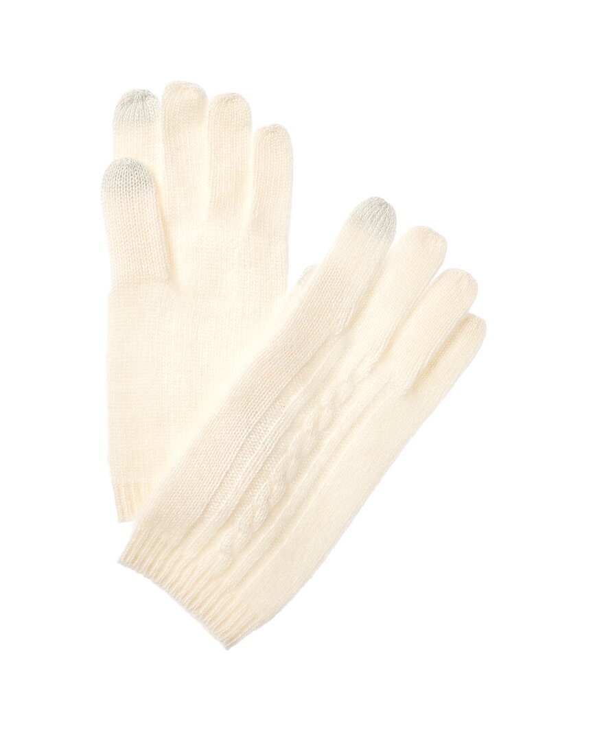 Phenix Placed Cable Touch Tech Cashmere Gloves