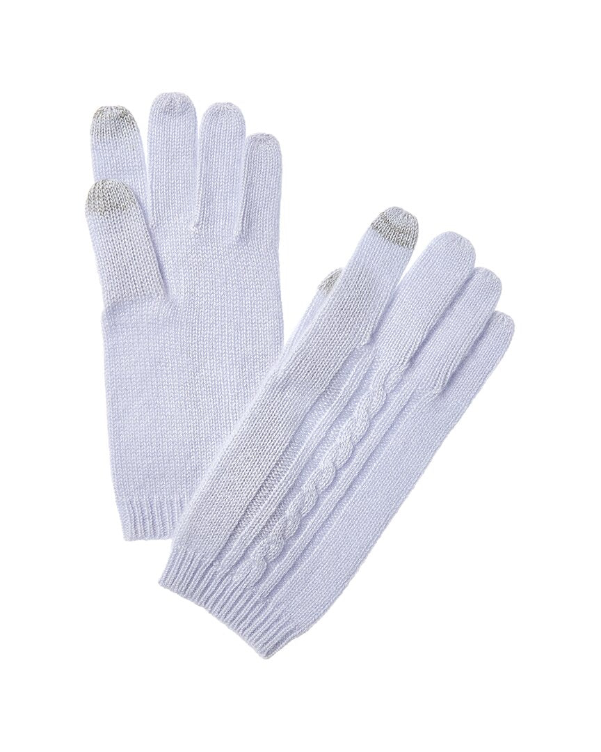 Phenix Placed Cable Touch Tech Cashmere Gloves