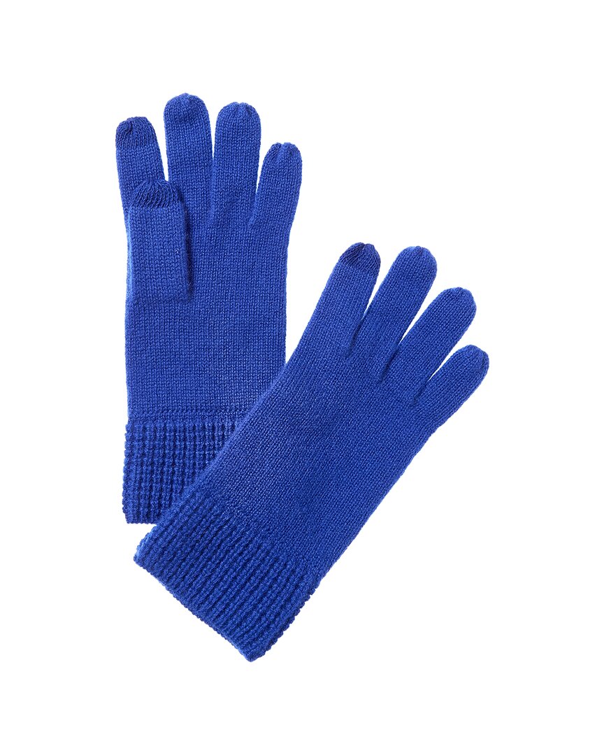 Phenix Knit Waffle Cuff Cashmere Gloves