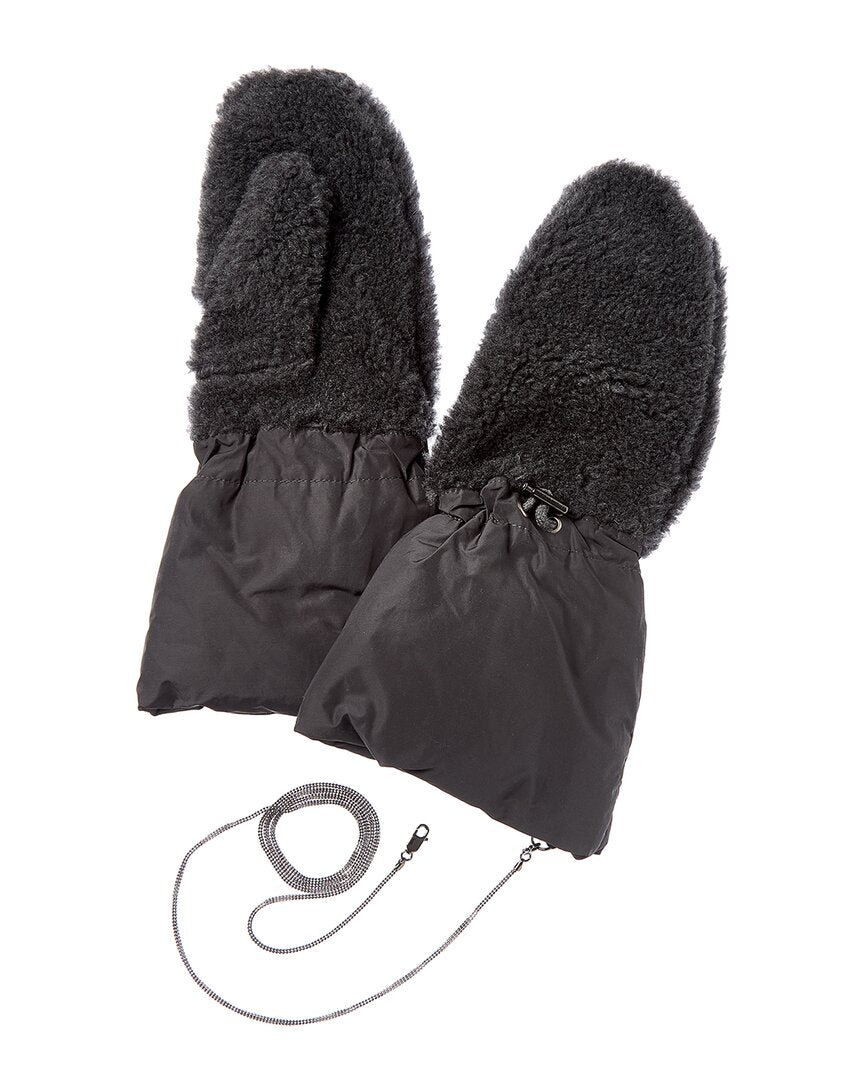 Brunello Cucinelli Wool & Cashmere-Blend Mittens
