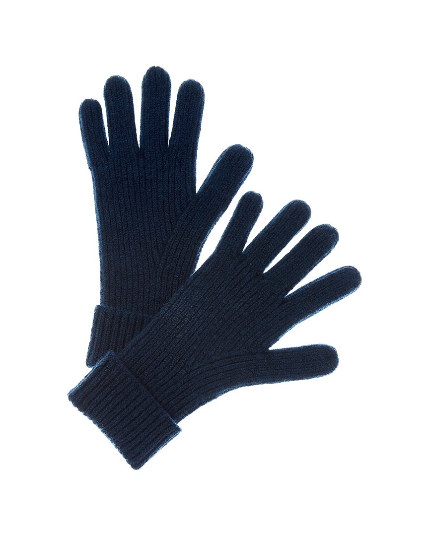 N.Peal Ribbed 100% Cashmere Gloves