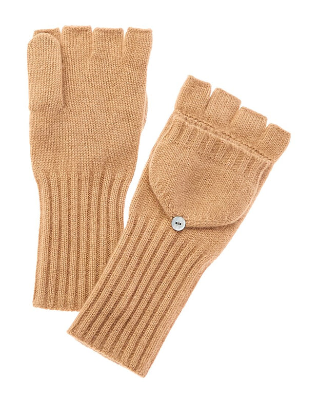 Amicale Cashmere Pop Top Cashmere Gloves