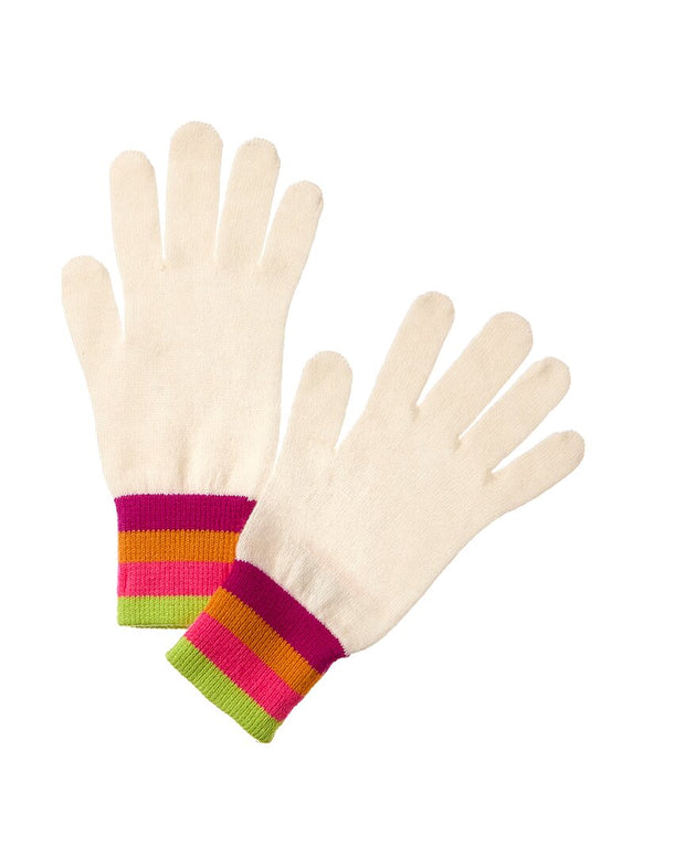 Scott & Scott London Stripe Cashmere Gloves