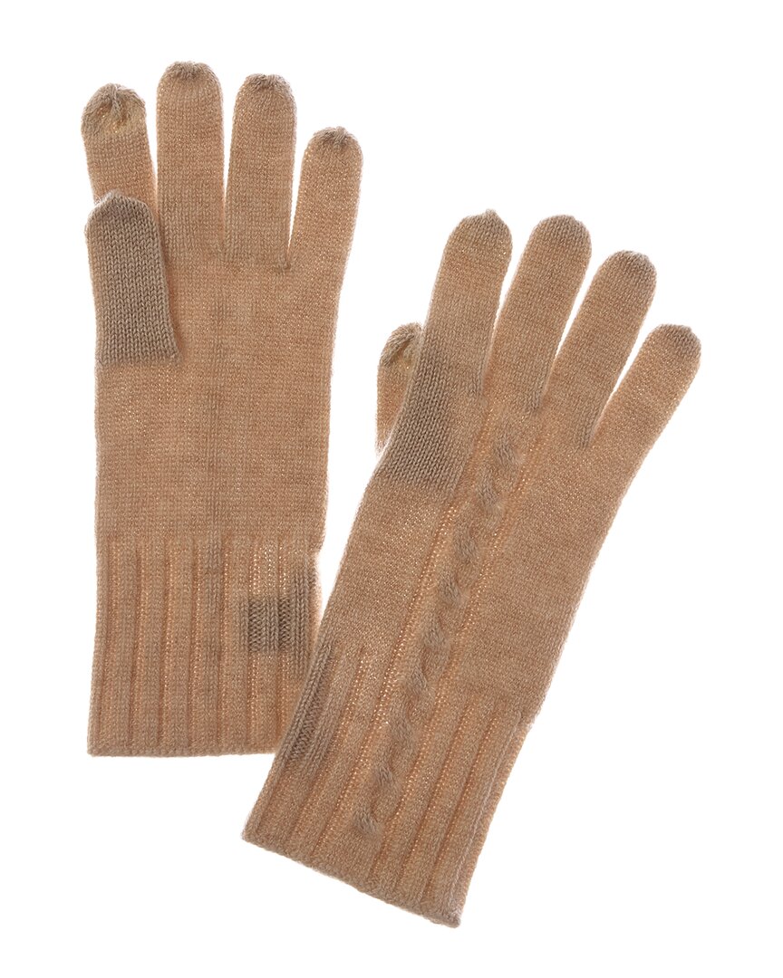 Sofiacashmere Classic Cable Cashmere Gloves