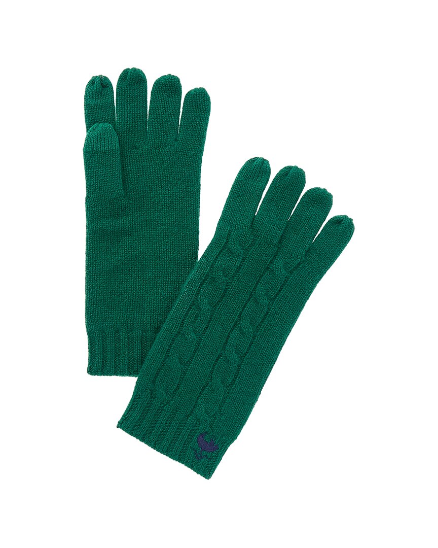 Brooks Brothers Wool & Cashmere-Blend Cable Gloves