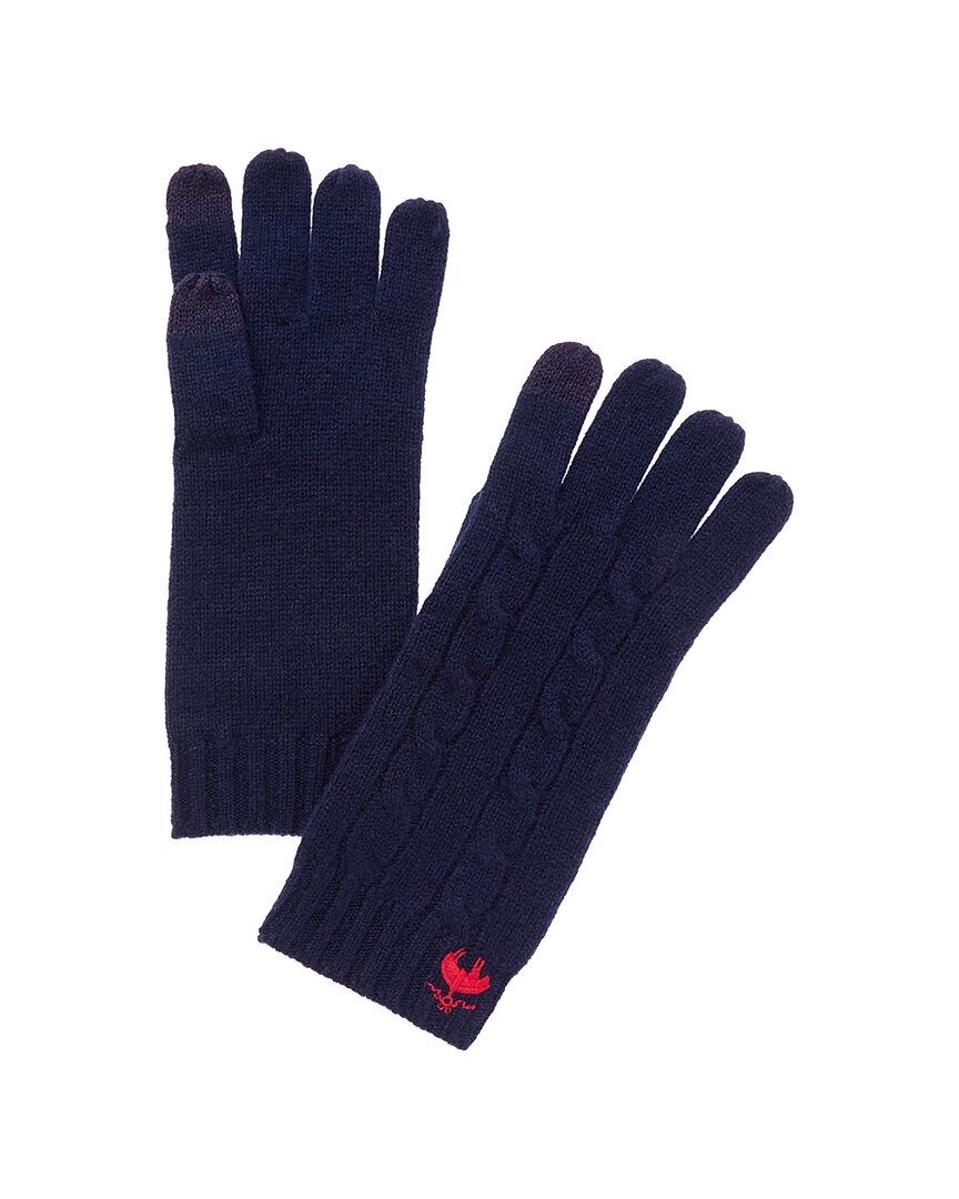 Brooks Brothers Wool & Cashmere-Blend Cable Gloves