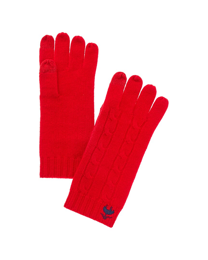 Brooks Brothers Wool & Cashmere-Blend Cable Gloves
