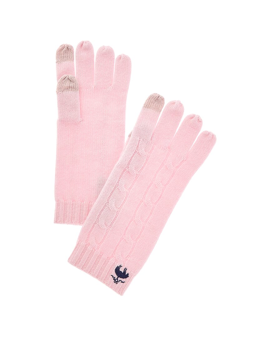 Brooks Brothers Wool & Cashmere-Blend Cable Gloves