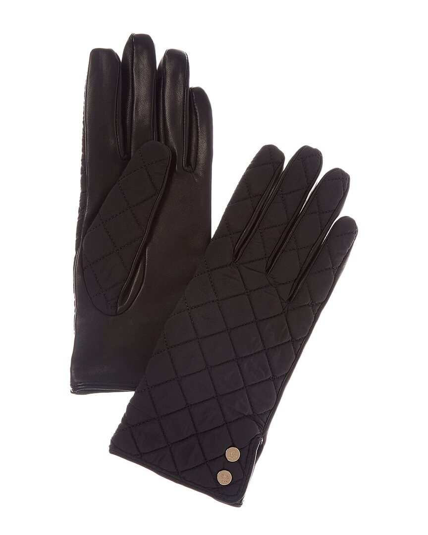 Brooks Brothers Quilted Leather Gloves