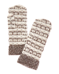 Amicale Cashmere Luxe Stitch Cashmere Mittens