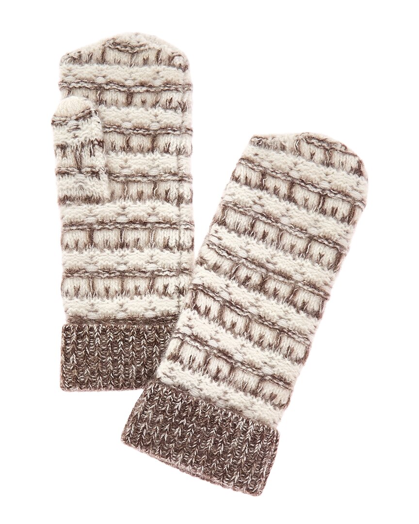 Amicale Cashmere Luxe Stitch Cashmere Mittens