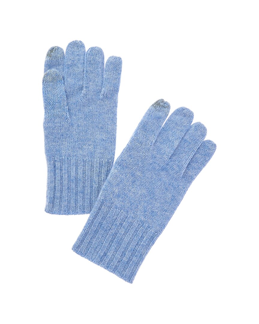 Amicale Cashmere Knit Ribbed Cuff Cashmere Gloves