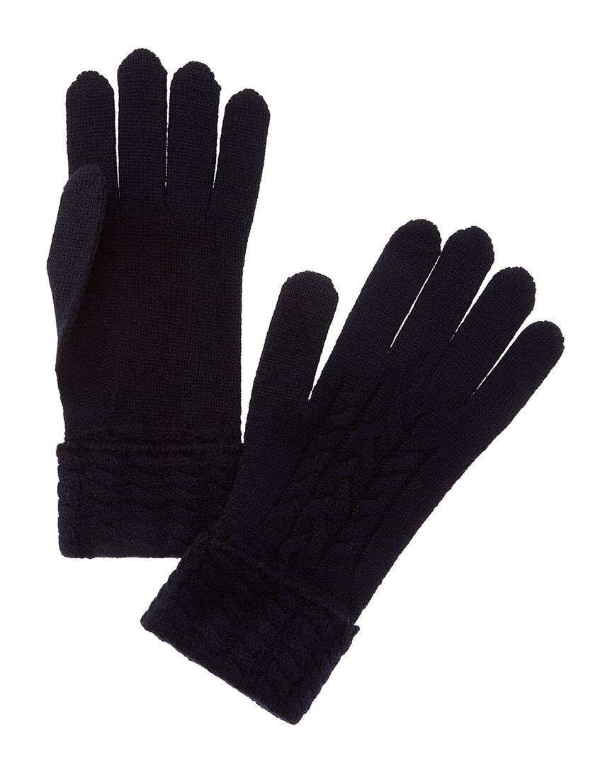 N.PEAL N.Peal Cable Cashmere Gloves