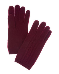 Phenix Placed Cable Cashmere Touch Tech Gloves