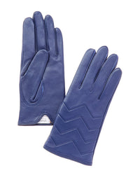Phenix Quilted V Cashmere-Lined Leather Gloves
