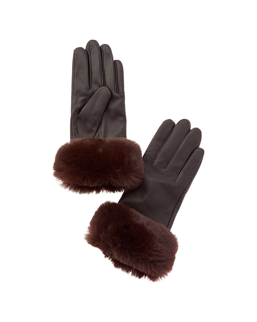 Phenix Cashmere-Lined Leather Gloves