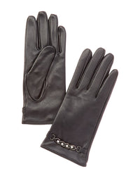Phenix Cashmere-Lined Leather Gloves