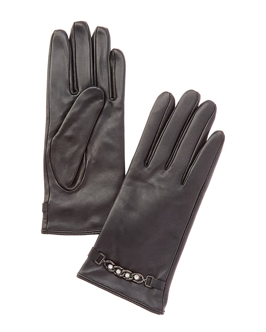 Phenix Cashmere-Lined Leather Gloves