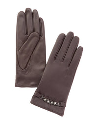 Phenix Cashmere-Lined Leather Gloves