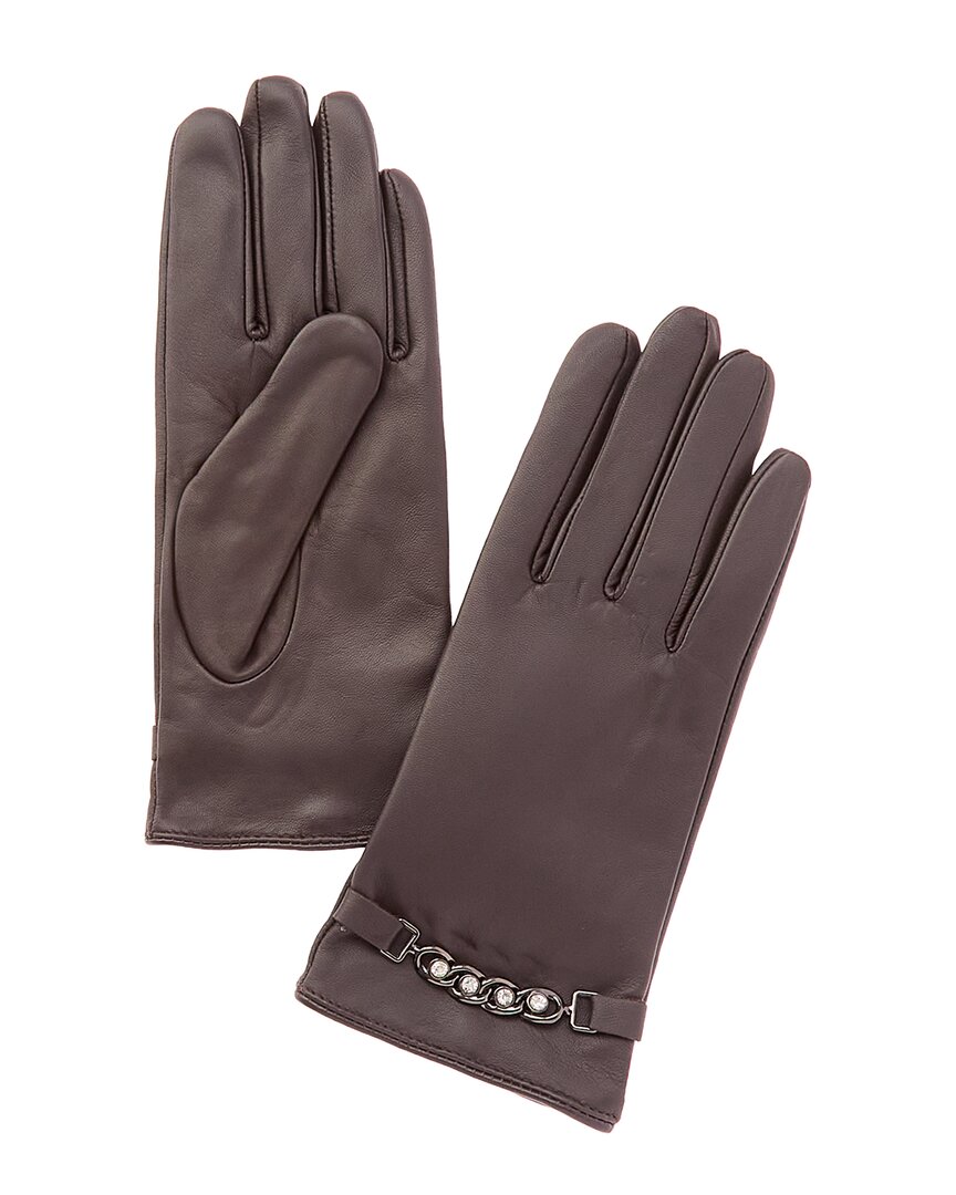 Phenix Cashmere-Lined Leather Gloves