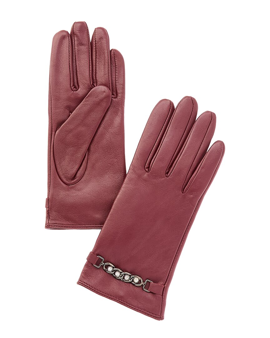 Phenix Cashmere-Lined Leather Gloves