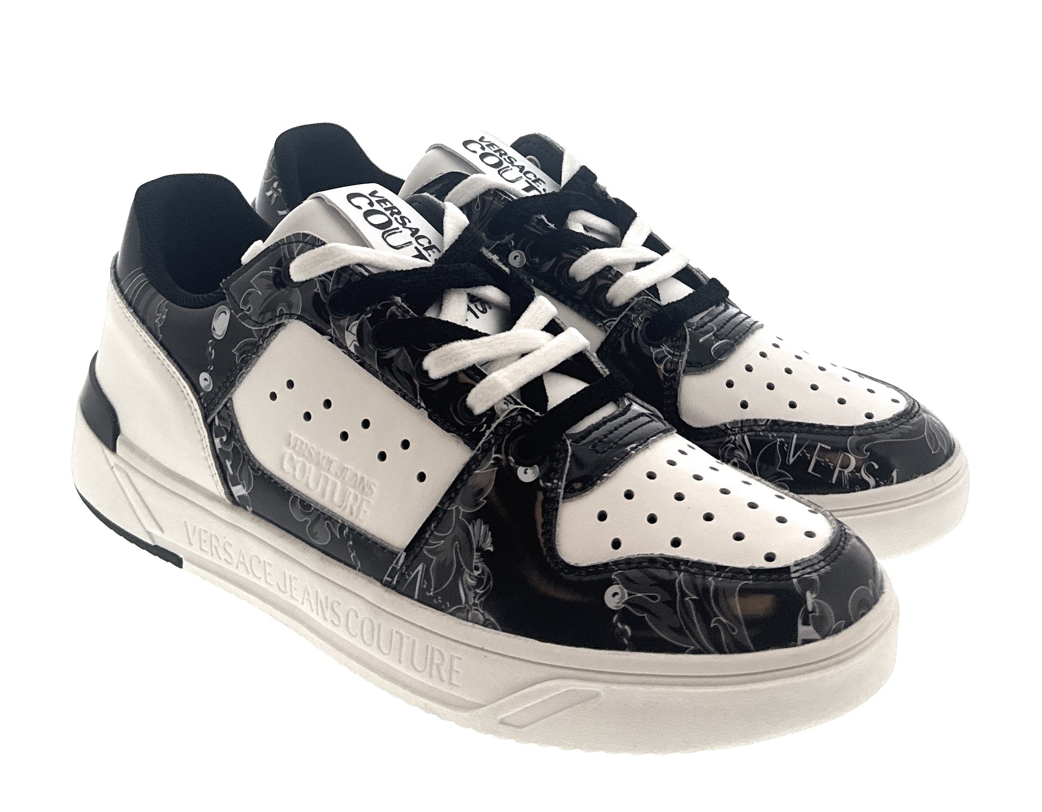 Versace Jeans Couture White Signature Classic Mens Sneakers