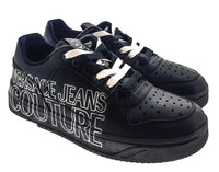 Versace Jeans Couture Black Signature Logo Classic Mens Sneakers