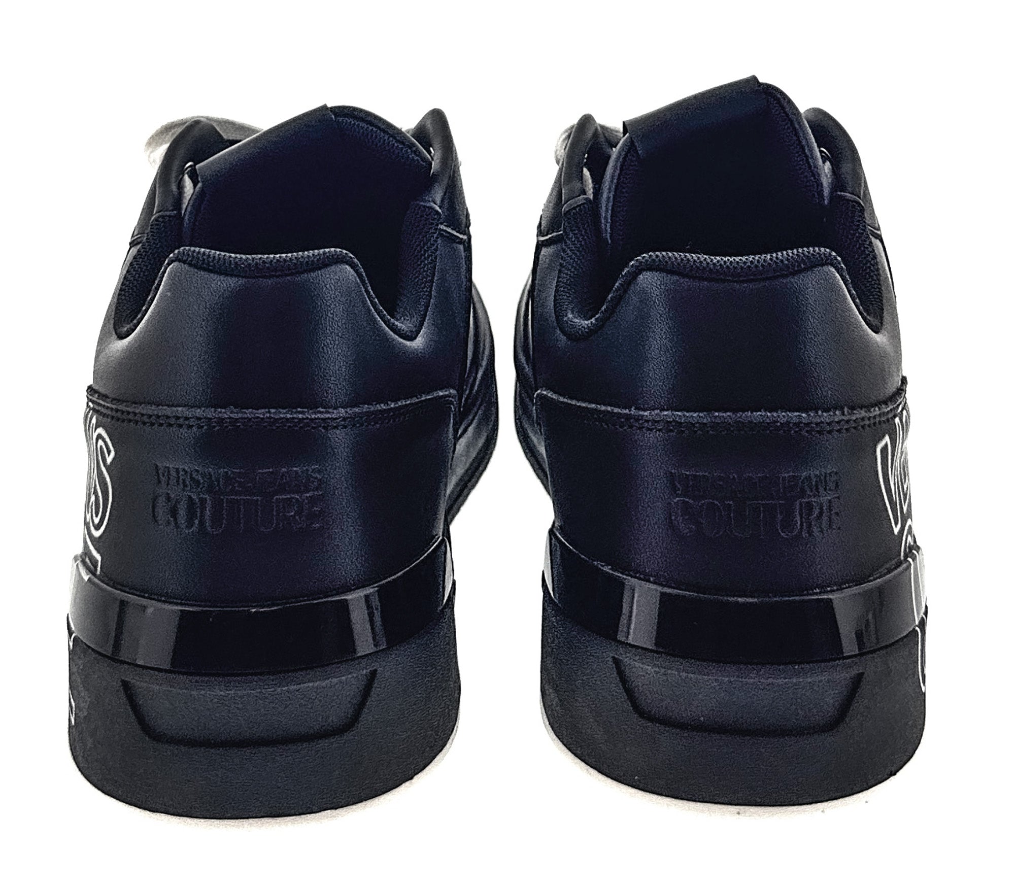 Versace Jeans Couture Black Signature Logo Classic Mens Sneakers