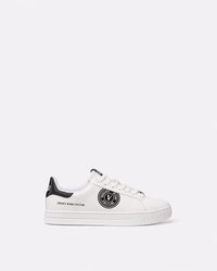 Versace Jeans Couture Men’s White Low-Top Logo Sneakers