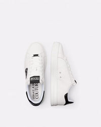 Versace Jeans Couture Men’s White Low-Top Logo Sneakers