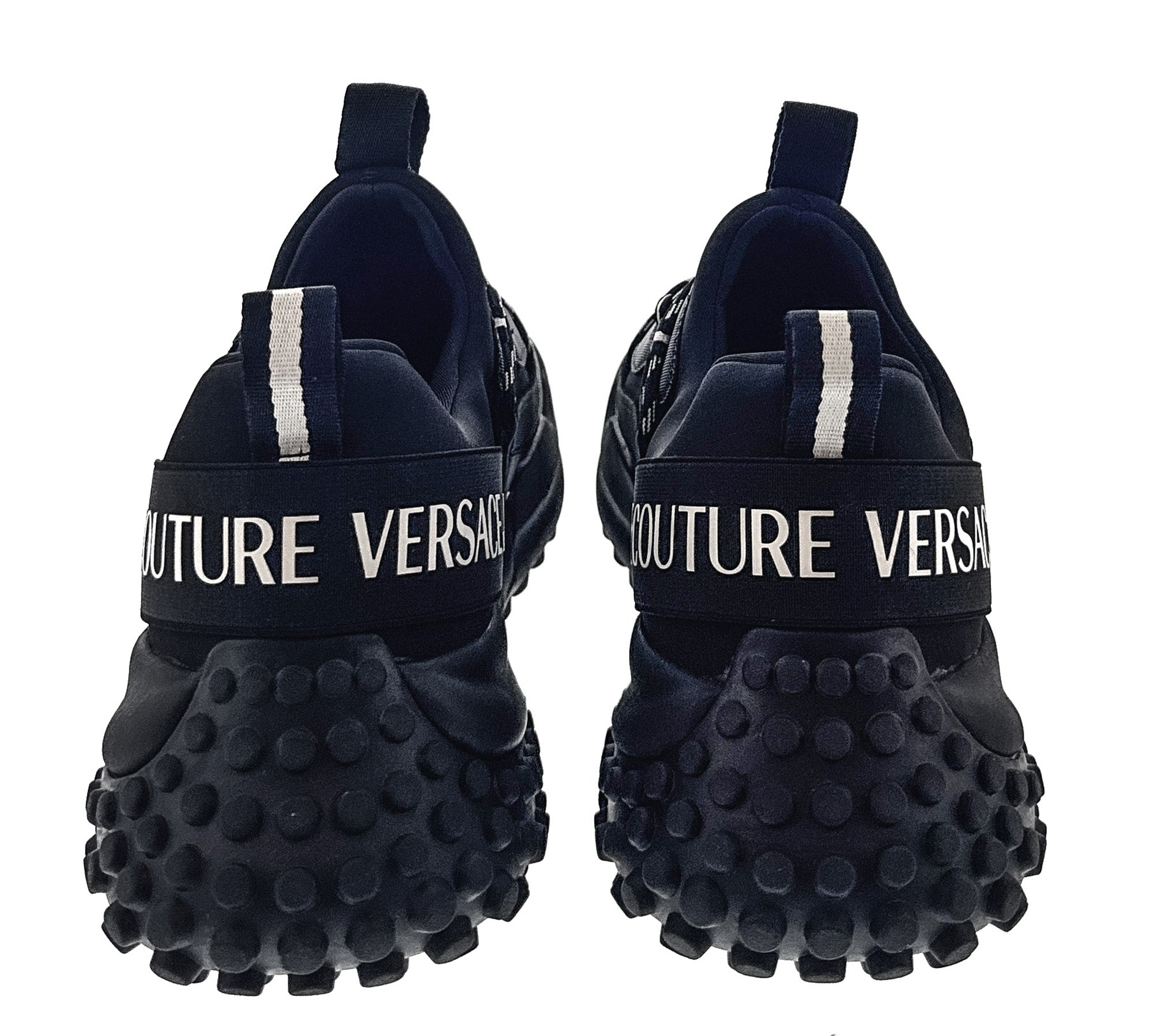 Versace Jeans Couture Men’s Black Signature Low-Top Sneakers