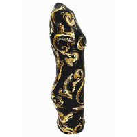 Versace Jeans Couture Black Gold Baroque-Print Fitted T-Shirt Dress –  Bluefly