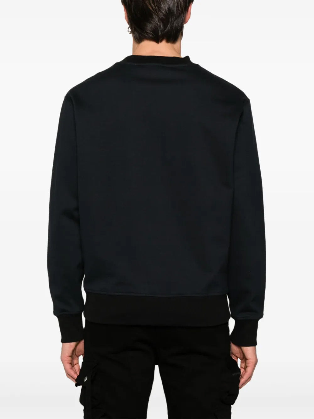 Versace Jeans Couture Black/Gold Cotton Mens Baroque Print Sweatshirt
