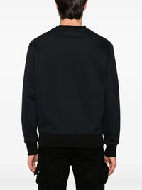 Versace Jeans Couture Black/Gold Cotton Mens Baroque Print Sweatshirt