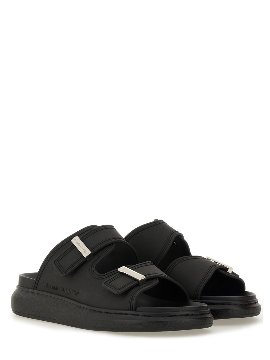 Alexander Mcqueen Men Sandalo "Hybrid Double Buckle"