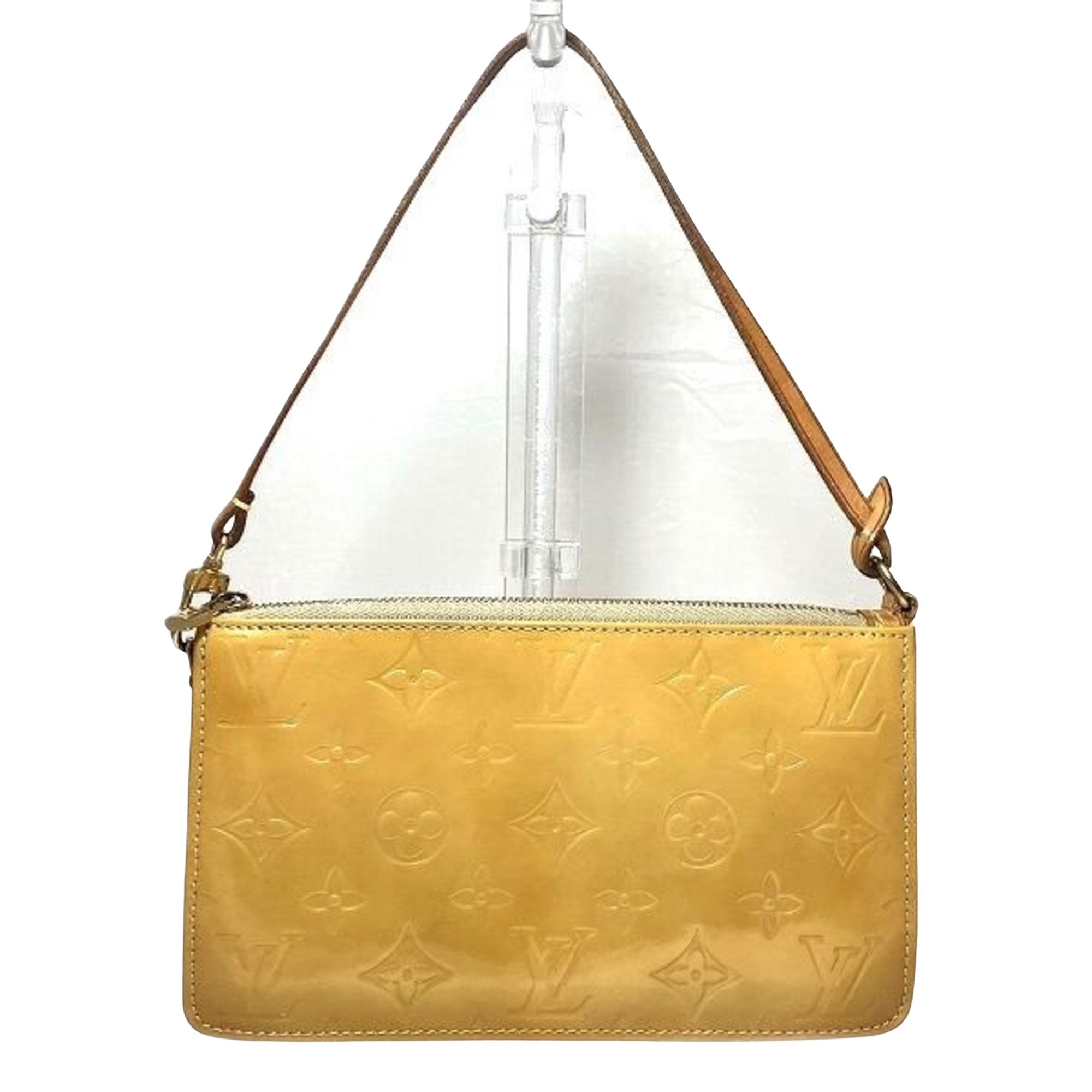 Louis Vuitton Yellow Leather Handbag (Pre-Owned) OS Yellow