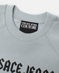 Versace Jeans Couture Ice Grey Cotton Mens Sweatshirt