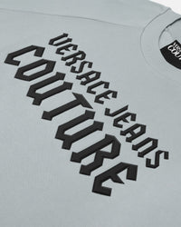 Versace Jeans Couture Ice Grey Cotton Mens Sweatshirt