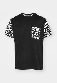 Versace Jeans Couture Black/White Mens Graphic Pocket T-Shirt